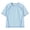 Blue, variant on Boy's UPF 50+ Rash Guard Swim Shirts Short Sleeve Sun Protection Fishing Surfing Water Beach Shirts Quick Dry,Pink,17-18 Years