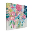 thumbnail image 4 of Trademark Fine Art Farida Zaman Summer Pink Floral Canvas Wall Art - 24x24, 4 of 4