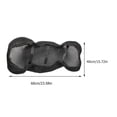 thumbnail image 2 of CTIRCHIU Motorcycle Seat Cover Black Motorcyclists 2Pcs 23.6*15.7*0.04In, 2 of 8