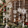 thumbnail image 4 of Colgante de Hielo con Forma de Copo de Nieve, Decoración Navideña Colorida (10 Unidades) | Colgante de Hielo para Árbol de Navidad, 4 of 6