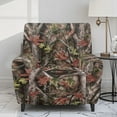 thumbnail image 2 of Yuyamidu Camo Recliner Covers That Stay in Place Hunting Branch Recliner Slipcovers 4-Pieces Non Slip Single-Seater Sofa Slipcovers 4 Pieces Furniture Protector Gift for Holiday, 2 of 8