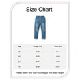 thumbnail image 2 of 4T Toddler Baby Girls Clothes Baby Girls Pants 4T Girls Solid Color Jeans Pants Blue Denim Pants, 2 of 7
