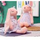 thumbnail image 5 of Adorno de muñeca con orejas largas, almohadas para habitación infantil, tela suave, diseño plegable, portátil, para dormitorio., 5 of 8
