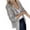 Grey, variant on Women's Cardigan Winter Fall Long Sleeve Casual Tops Sequins Glitter Party Shiny Lapel Rave Outerwear Open Front Jacket Coat Grey XXL