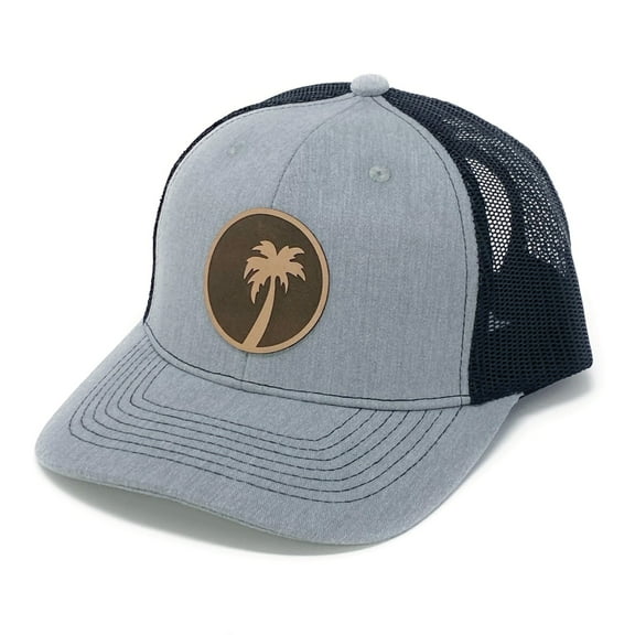 CRAVE HATS Palm Tree Trucker Hat, Palm Tree Hat, Beach Trucker Hat, Trucker Hats Beach