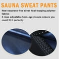 thumbnail image 5 of Sauna Pants Women Sweat Capris Leggings,Mesh Crotch,High Waist Workout Body Shaper Suits Body Shaper, 5 of 9