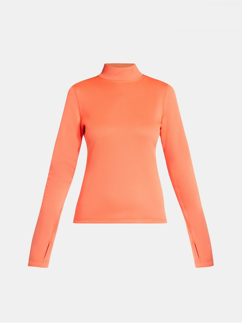 Ozark Trail Women's Warmest Thermal Long Sleeve Fleece Mockneck