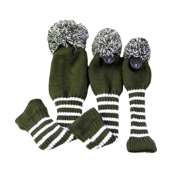 3lots Durability Golfs Headcover Golfs Headcover Driver Covers for Driver Fairways Hybrids