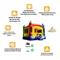 thumbnail image 5 of JumpOrange Commercial Grade Bounce House for Kids and Adults (with Blower), Crayon, 5 of 8