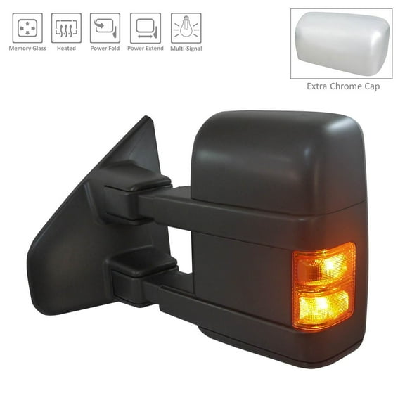New Aftermarket FO1320480  Replacment Driver Side Door Mirror fits 2013-2014 Ford F-150