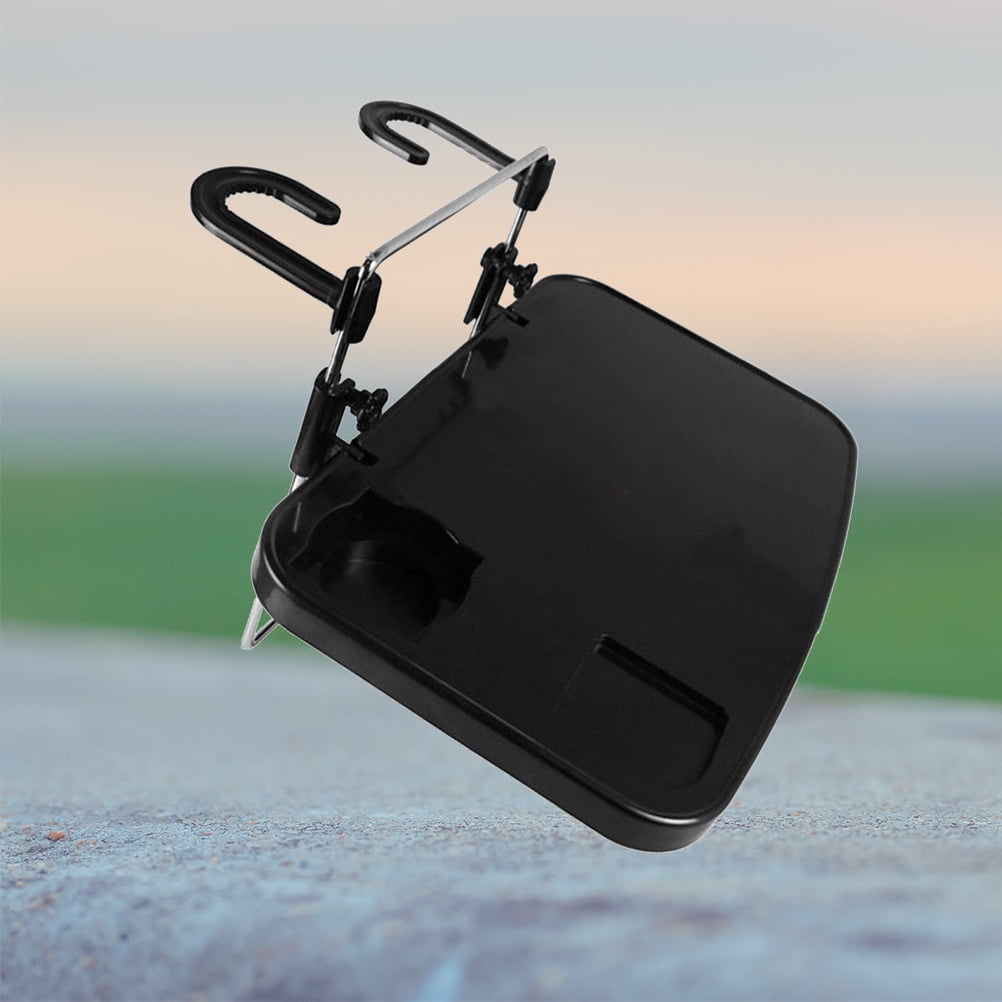 Toyandona Foldable Black Car Vehicle Laptop Desk Tray with Cup Holder for Long Distance Drives
