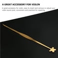 thumbnail image 3 of ADDHAT Accesorio Para Violín En Aleación Con Setter De Poste Sonoro Dorado Resistente Y Práctico, 3 of 8