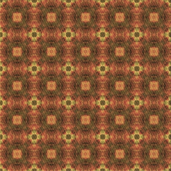 Ahgly Company Indoor Square Patterned Tomato Sauce Red Area Rugs, 8' Square