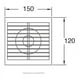 thumbnail image 5 of Extractor De Aire Estevez 2504 4'' Muro/techo Blanco, 5 of 8