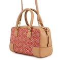 thumbnail image 2 of Pre-Owned Loewe Anagram Amazona 23 Canvas and Calfskin Leather Handbag (A039N07X03)..., 2 of 15