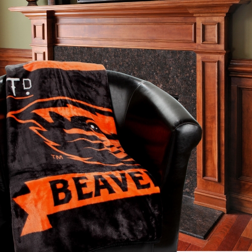 Oregon State Beavers 50" x 60" Label Plush Blanket No Size Walmart