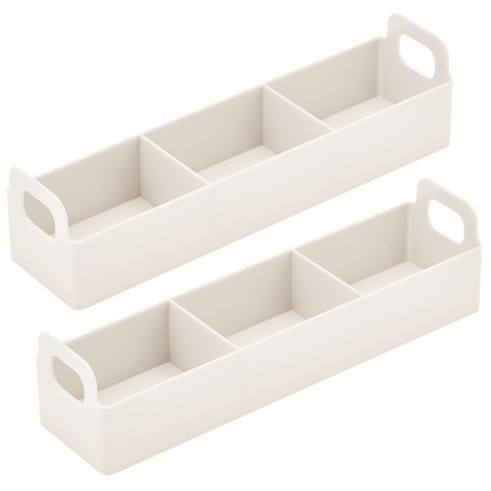mDesign Kitchen Plastic Pantry, Countertop Organizer Storage