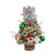 thumbnail image 4 of Tablero artificial Árbol de Navidad de 45 cm Árbol de Navidad con suministros de fiesta LED Holiday Xmas Tree para estante Decoración de escritorio de, 4 of 8