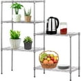 thumbnail image 6 of 5-Tier Changeable Assembly Carbon Steel Standing Shelf Units,Wire Shelving Unit for Pantry,Home,Kitchen,Garage,Size 22" x 12" x60"(Silver), 6 of 7