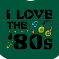 thumbnail image 4 of Inktastic I Love the '80s-musical notes Boys or Girls Baby Bib, 4 of 4