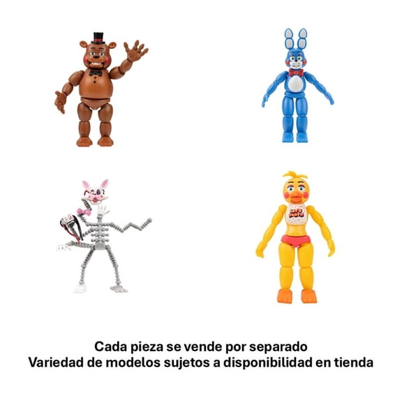 Figura de Acción 5 Five Nights At Freddys Pulgadas Varios Modelos 1 Pieza