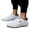 White, variant on Mens Running Shoes Waterproof Tennis Hiking Fashion Sneakers Non Slip Gym Work Shoes Black 8