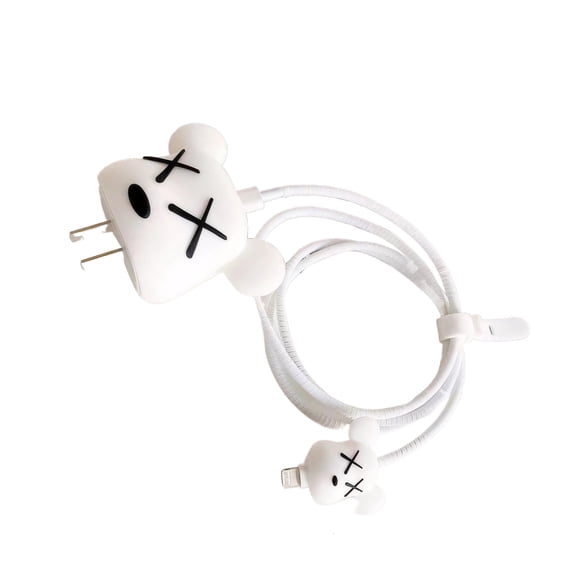 Matsuzay La funda protectora del cargador de cuatro piezas se aplica a 15 cargadores de 18W/20W Protector del cargador de cuatro piezas Electrónica cuatro