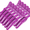 Purple, variant on 12 Pcs Alligator Clips for Hair Styling Matte Alligator Crocodile Clips for Women Hair Sectioning(Multicolor)