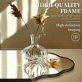 thumbnail image 6 of TEWLOSS Black Wall Mirror 46"x26" Scalloped Bathroom Mirrors Metal Frame, 6 of 9