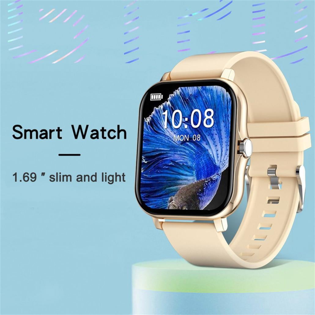 1.7" Smart Watch for Men Women,Bluetooth Call and Text ReplyFitness Tracker,IP67 Waterproof,Compatible iOS Android,AI Control,3 Days Use,Multiple Languages