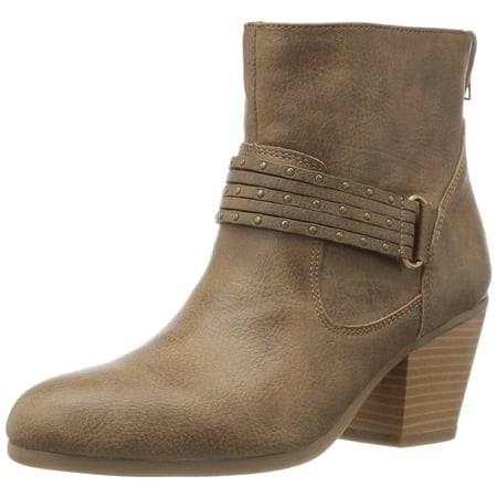 VOLATILE Women's Ashanti Ankle Bootie - Taupe Harness Detail Bootie, 6.5 B(M) US