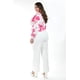 thumbnail image 2 of Blusa escote cruzado Roman Fashion Tallas Extras 1835 Fucsia 36, 2 of 7