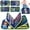 Blue, variant on Flybay Busy Board, Montessori Toys for 1-4 Year Old Boys, Educational Learning Toys for Learning Fine Motor Skills, Christmas Birthday Gifts