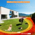 thumbnail image 3 of Valla eléctrica para perros TeqHome con 2 collares impermeables de 300 m, 3 of 7