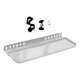 thumbnail image 1 of Bandeja de caballete, estante de repuesto para bocetos, bandeja de pincel desmontable portátil, fácil de instalar, bandeja de fijación de caballete Plata Soledad Estante de bandeja de caballete, 1 of 9