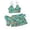4-Pink, variant on Girls Swimsuits Size 14-16 3pcs Comfortable Bathing Swim Suit Drawstring Tropical Floral Bikini Bottoms Ruffle Ruched Rash Guard Tankini Set Girl Swimwear Swim Suit
