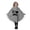 Grey, variant on LILIYA Ages 3-12 Halloween Cloak Cape, Hooded Poncho for Fall Event, Cute Festive Motif, Cozy Durable Fabric, Everyday Holiday Outfit