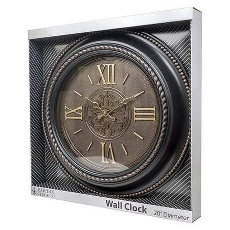 Empire Clock  Co Decorative  20 Wall  Clock  Walmart  com