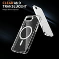 thumbnail image 2 of Dteck for iPhone 16E Case, Compatible with MagSafe, Anti-Yellowing Military-Grade Protection Shockproof Slim Magnetic Phone Sleeve for iPhone 16e 6.1" 2025,Clear, 2 of 7
