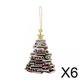 thumbnail image 1 of 6x Libros Decoración Para árbol De Navidad Regalos Para Amantes De Los Libros Festivales De Oficina Ventana A, 1 of 10