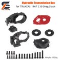 thumbnail image 1 of Plastic Stub Axle Carriers Steering Bellcranks Caster BLocks Driveshaft Assembly Front bulkhead For 1:10 Traxxas Slash Motor Box, 1 of 5