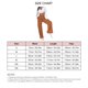 thumbnail image 4 of Pantalones Casuales De Mujer Cintura Alta Pierna Recta Suelta Cómodo Color Puro Pantalones Casuales De Mujer Naranja M, 4 of 5