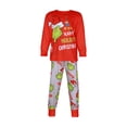 thumbnail image 3 of Pijamas Navideñas Traje de 2 piezas para padres e hijos, cómodo traje informal para el hogar Ygjytge Rojo*niño 13-14 años para Unisex, 3 of 9