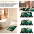thumbnail image 6 of Gold Teal Mable Doormat, Indoor Outdoor Decor Patio Mats Entrance Door Mats Non-Slip Outside Inside Floor Mat Rugs for Home Decor 17x30 Inch，House Warming Gift, 6 of 6