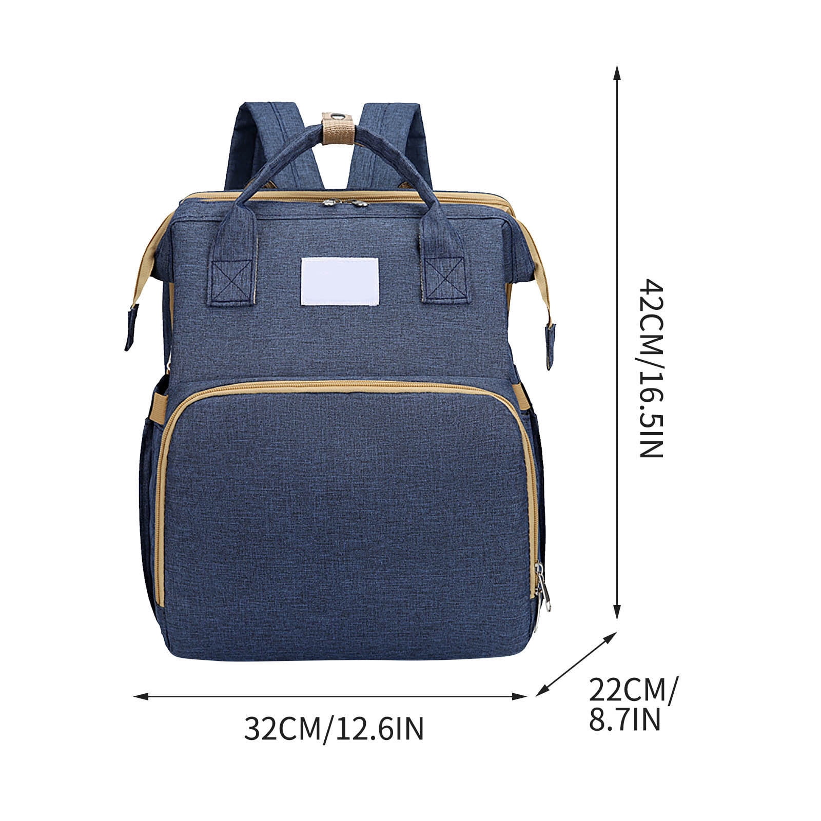 Baby Diaper Bag Backpack,Diaper Bag Backpack with Changing Station,Large Baby Diaper Bag,Multifunctional Travel Diaper Waterproof Backpack for Baby,With Portable Diaper Pad