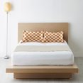 thumbnail image 6 of Yayeee Pillowcase Queen Size Set of 2 Satin Wrinkle Resistant Envelope Pillow Case, Rusty Orange Plaid, 6 of 8