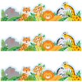 thumbnail image 1 of Tablón de anuncios de Borders OUNENO Jungle Animals, 22 m, 1 of 7