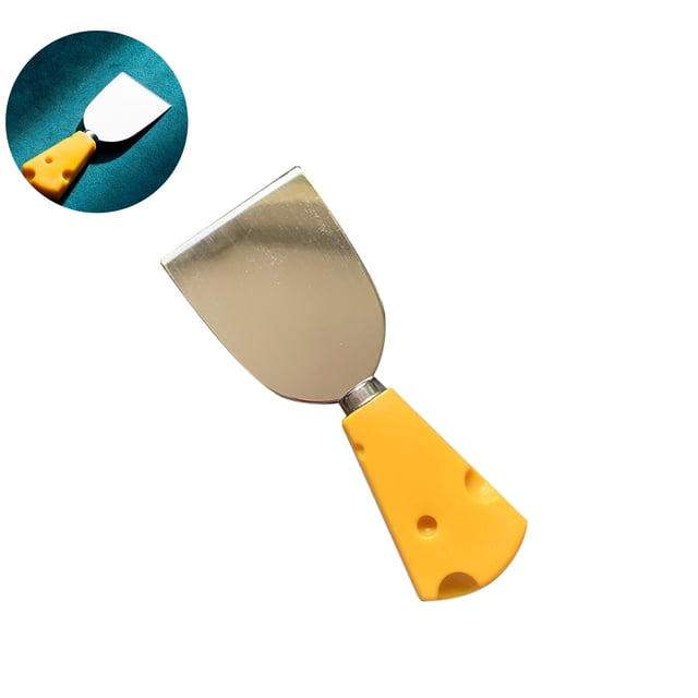 Vajilla De Dibujos Animados Tenedor De Queso De Dibujos Animados Portátil Cuchillo Con Forma De Queso Lindo Vajilla Con Forma De Queso Creativo Esparcidor De Queso Inoxidable Para Cocina Yuarrent HA027620-02
