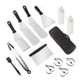 thumbnail image 1 of Juego de accesorios de 14 piezas para accesorios de cocina BBQ Zulema Pinzas para plancha parrilla, 1 of 8
