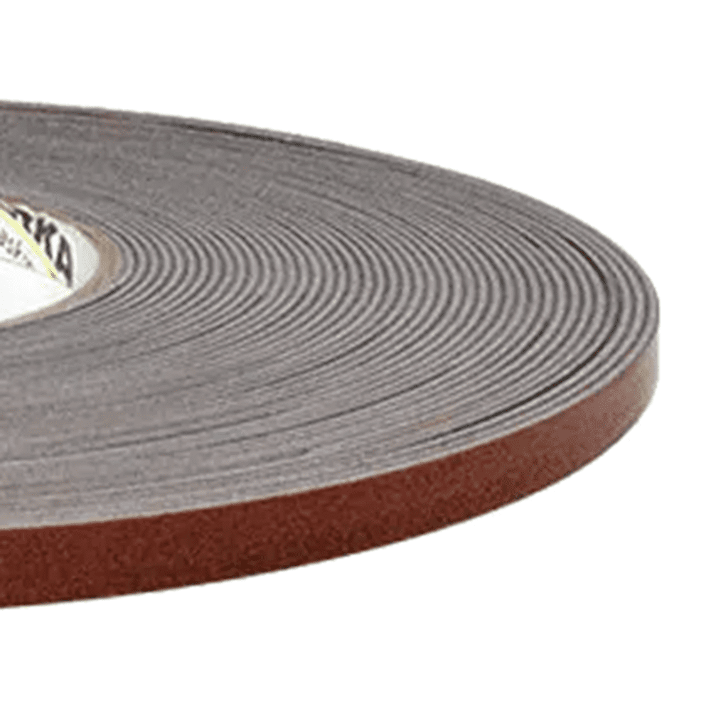 Mirka® 9190320001 Double-Sided Fastening Tape, 59 ft L x 0.24 in W, 1.1 mm THK, Gray